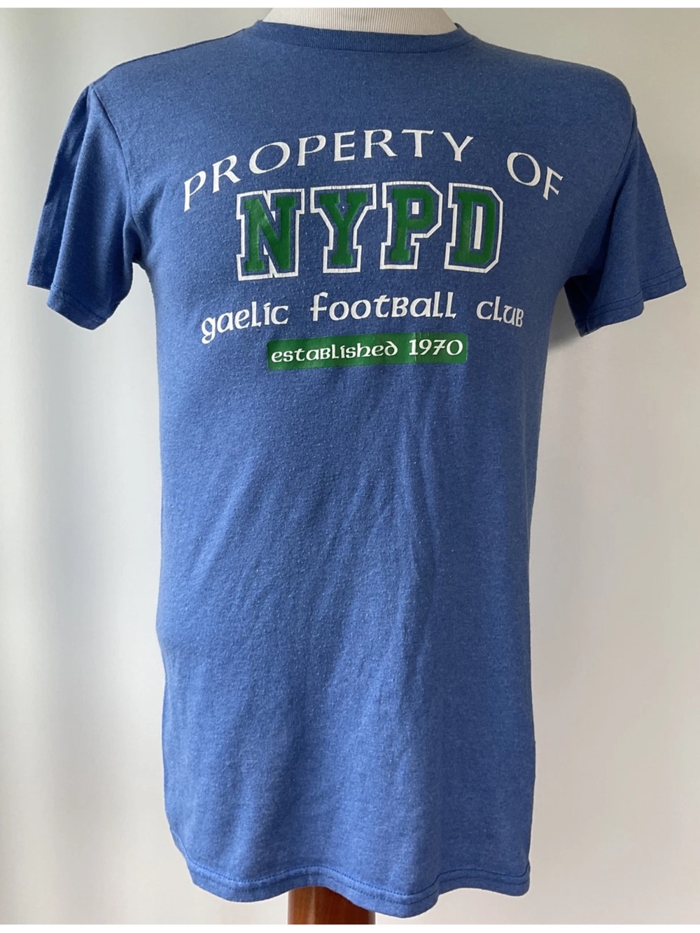 NYPD “ Property Of NYPD Gaelic Football Club “ T-Shirt Size Small